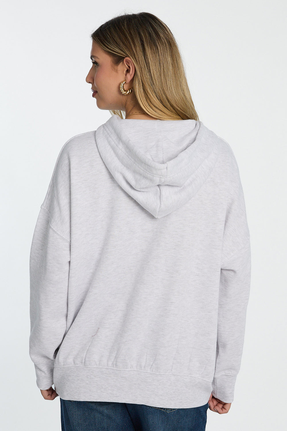 Haut à capuchon surdimensionné zippé AERO Haut à capuchon surdimensionné zippé AERO