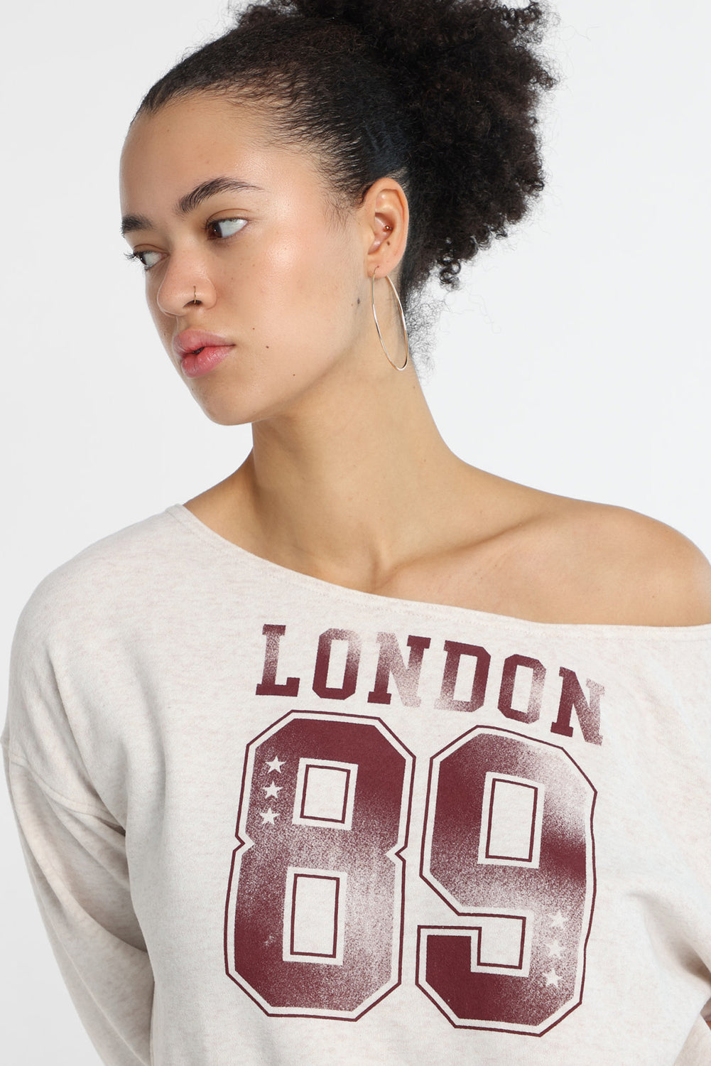 Sweatshirt à épaules dénudées AERO Sweatshirt à épaules dénudées AERO