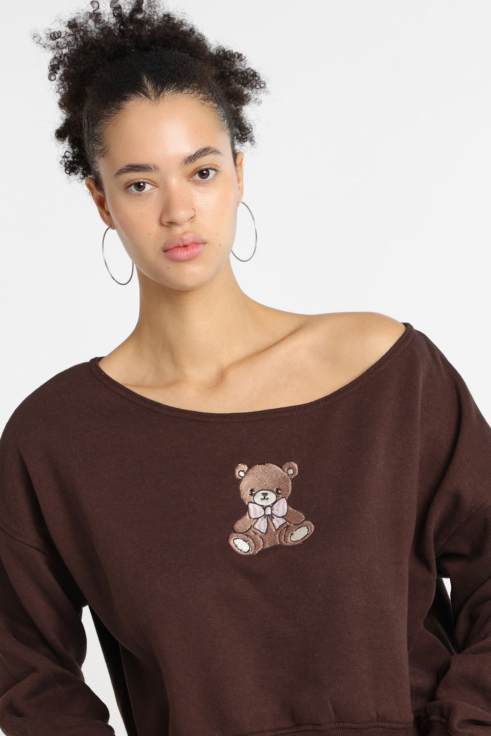 Sweatshirt à épaules dénudées AERO Sweatshirt à épaules dénudées AERO