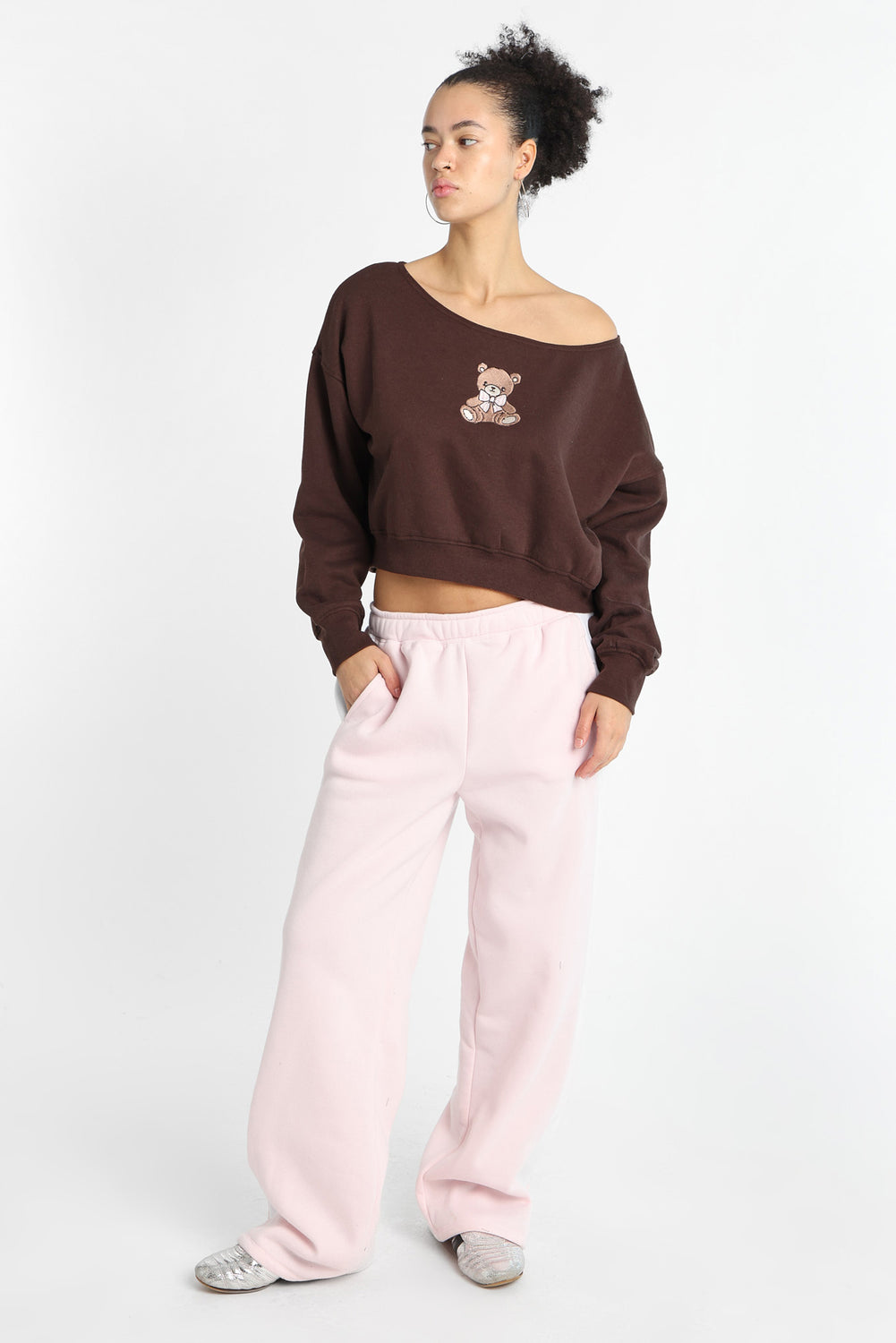 Sweatshirt à épaules dénudées AERO Sweatshirt à épaules dénudées AERO