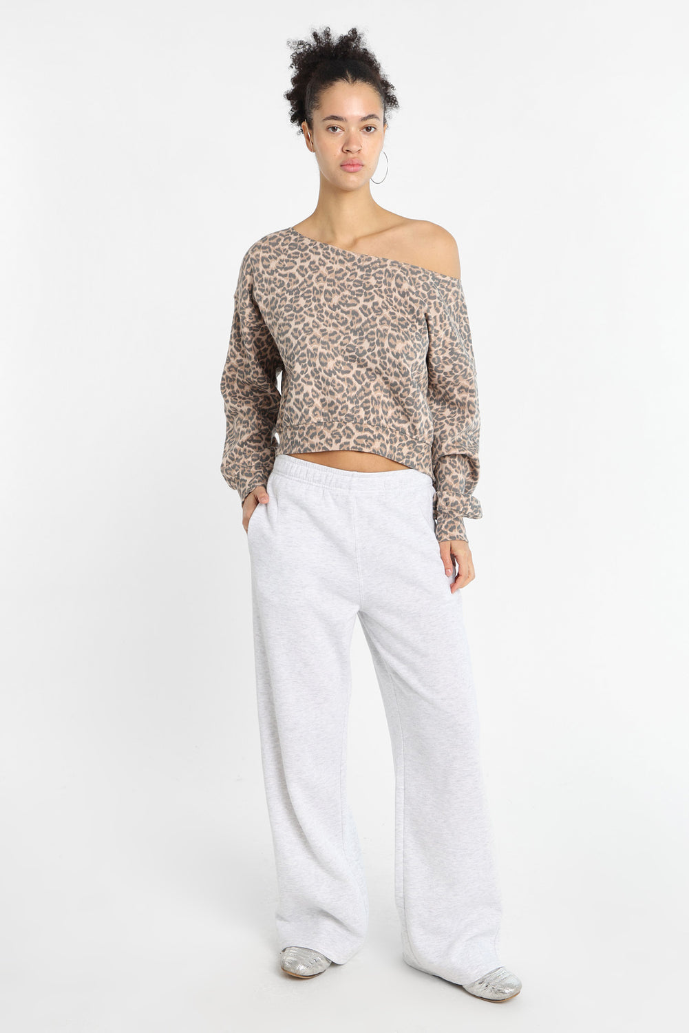 Sweatshirt à épaules dénudées AERO Sweatshirt à épaules dénudées AERO