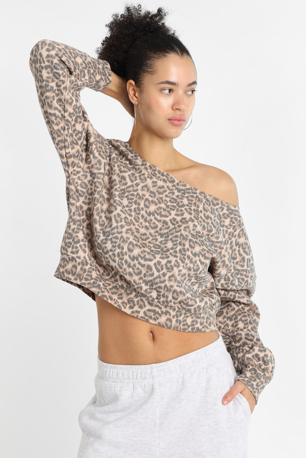 AERO Off-Shoulder Sweatshirt AERO Off-Shoulder Sweatshirt