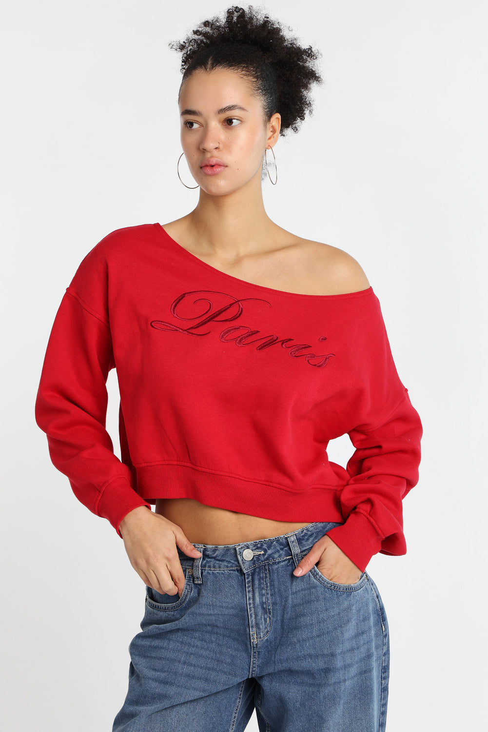 Sweatshirt à épaules dénudées AERO Sweatshirt à épaules dénudées AERO