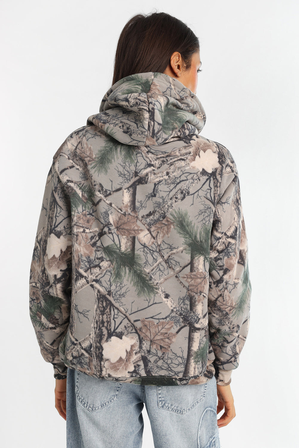 AERO Tree Camouflage Boyfriend Hoodie AERO Tree Camouflage Boyfriend Hoodie