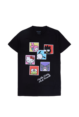 T-shirt coupe décontractée imprimé Hello Kitty And Friends