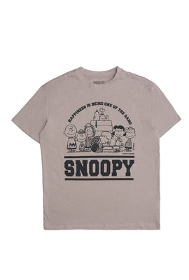 T-shirt coupe décontractée imprimé Snoopy And Friends