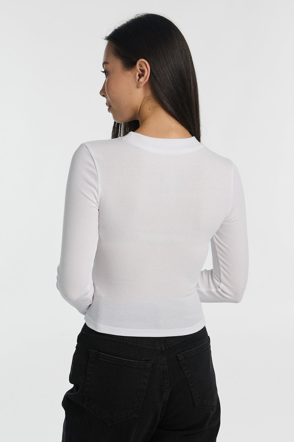 My Melody Graphic Long Sleeve Baby Tee My Melody Graphic Long Sleeve Baby Tee