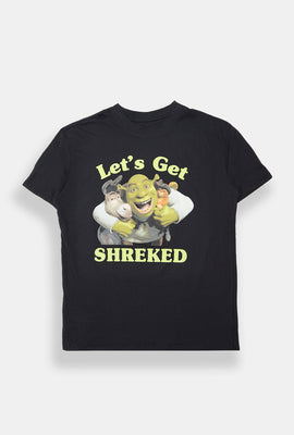 T-shirt boyfriend imprimé Let's Get Shreked
