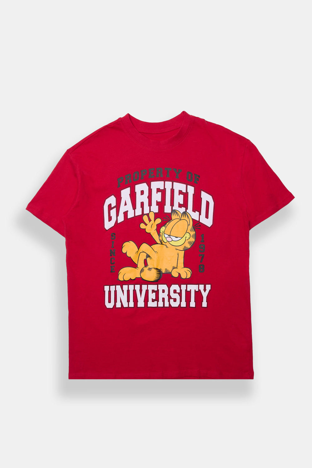 T-shirt boyfriend imprimé Garfield University T-shirt boyfriend imprimé Garfield University