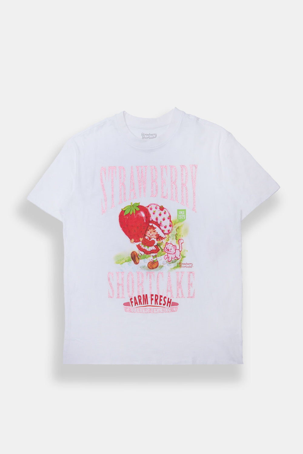 T-shirt boyfriend imprimé Strawberry Shortcake T-shirt boyfriend imprimé Strawberry Shortcake