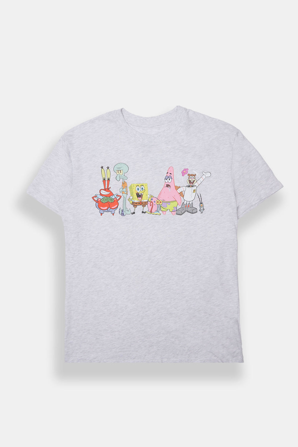 T-shirt coupe boyfriend imprimé SpongeBob et ses amis T-shirt coupe boyfriend imprimé SpongeBob et ses amis