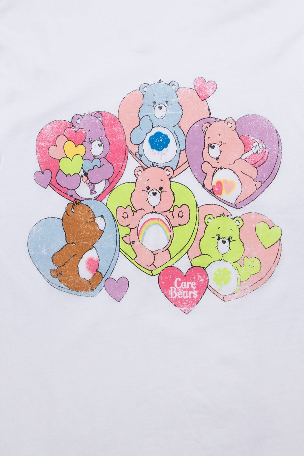 Care Bears Heart Graphic Boyfriend Tee Care Bears Heart Graphic Boyfriend Tee