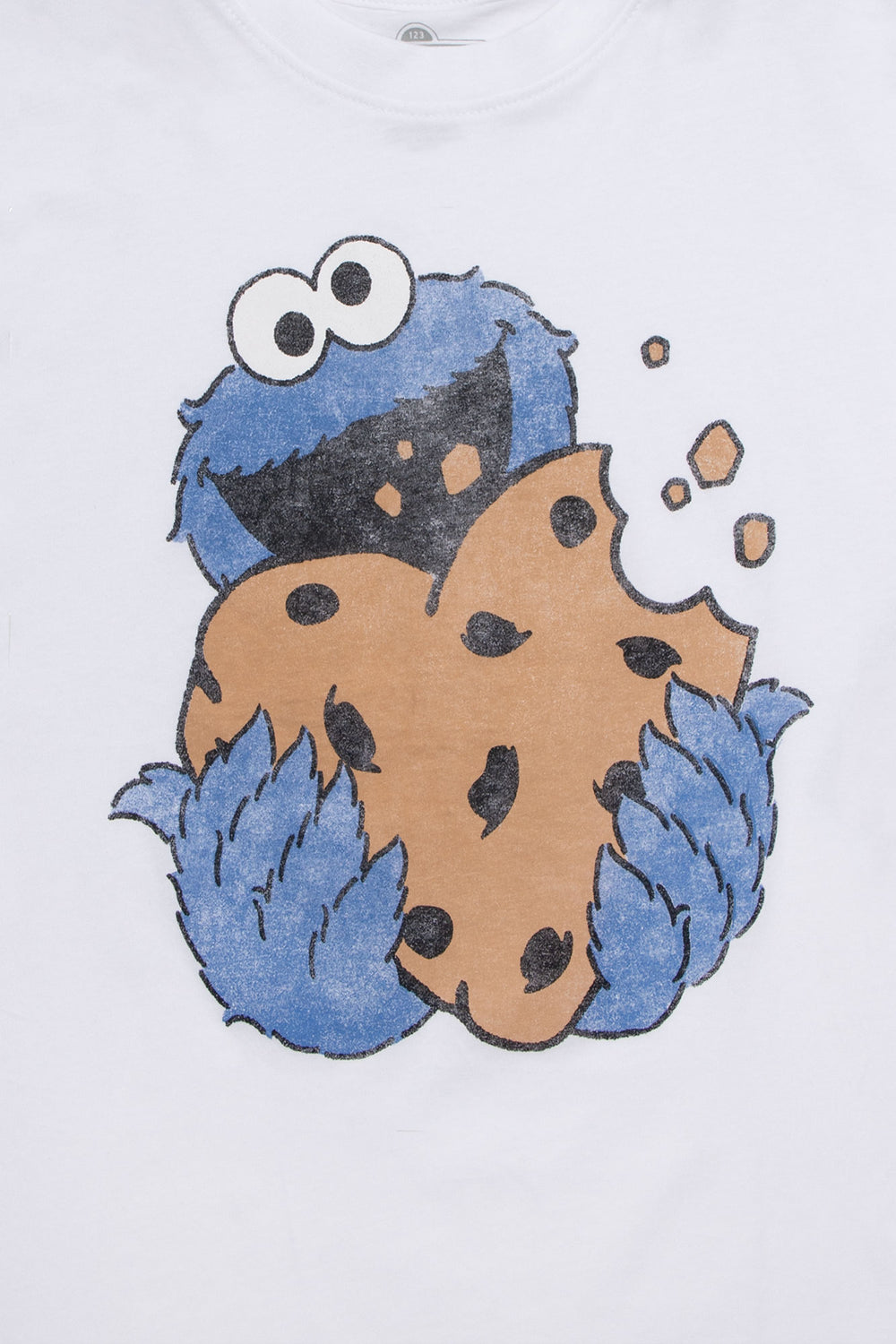 Cookie Monster Heart Graphic Boyfriend Tee Cookie Monster Heart Graphic Boyfriend Tee