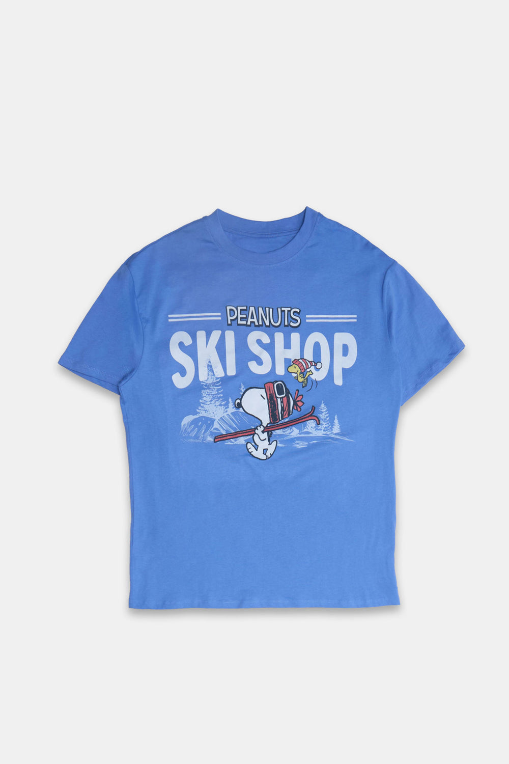 Peanuts Snoopy Ski Graphic Boyfriend Tee Peanuts Snoopy Ski Graphic Boyfriend Tee