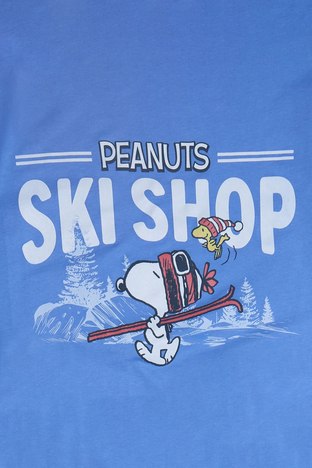 Peanuts Snoopy Ski Graphic Boyfriend Tee Peanuts Snoopy Ski Graphic Boyfriend Tee