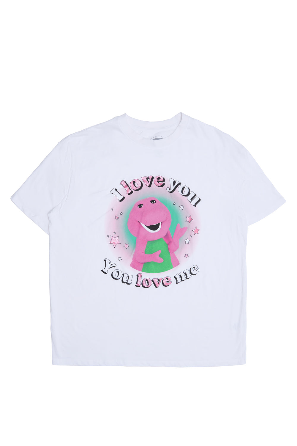 T-shirt coupe décontractée imprimé Barney T-shirt coupe décontractée imprimé Barney