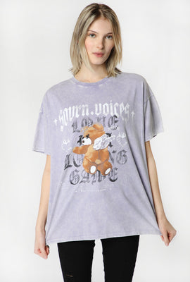 Womens Sovrn Voices Oversized Graphic T-Shirt