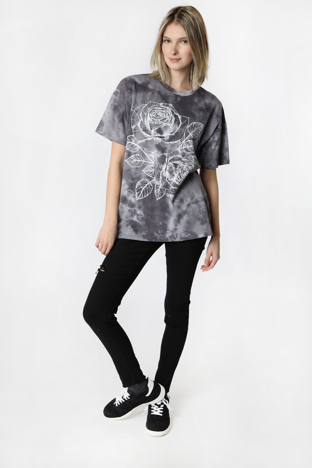 Womens Sovrn Voices Oversized Graphic T-Shirt Womens Sovrn Voices Oversized Graphic T-Shirt