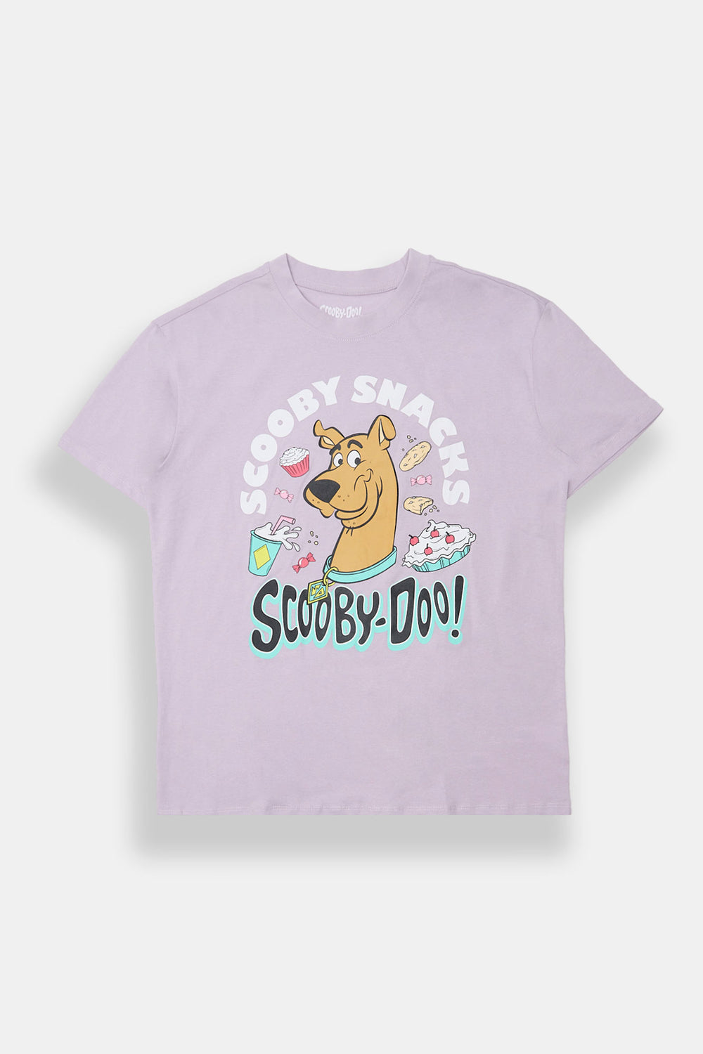 Scooby-Doo! Scooby Snacks Graphic Boyfriend Tee Scooby-Doo! Scooby Snacks Graphic Boyfriend Tee