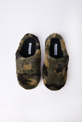 Ensemble de pantoufles et chaussettes en peluche graphique AERO