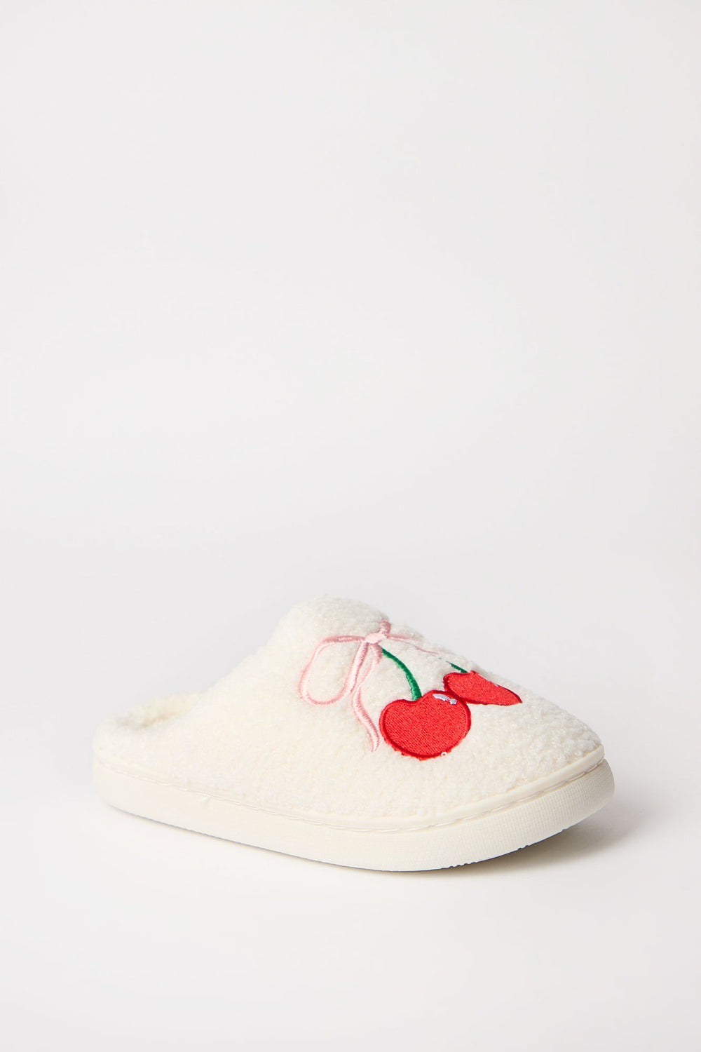 Pantoufles en sherpa brodées AERO Pantoufles en sherpa brodées AERO