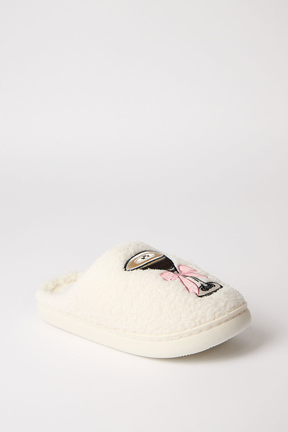 AERO Embroidered Sherpa Slippers AERO Embroidered Sherpa Slippers