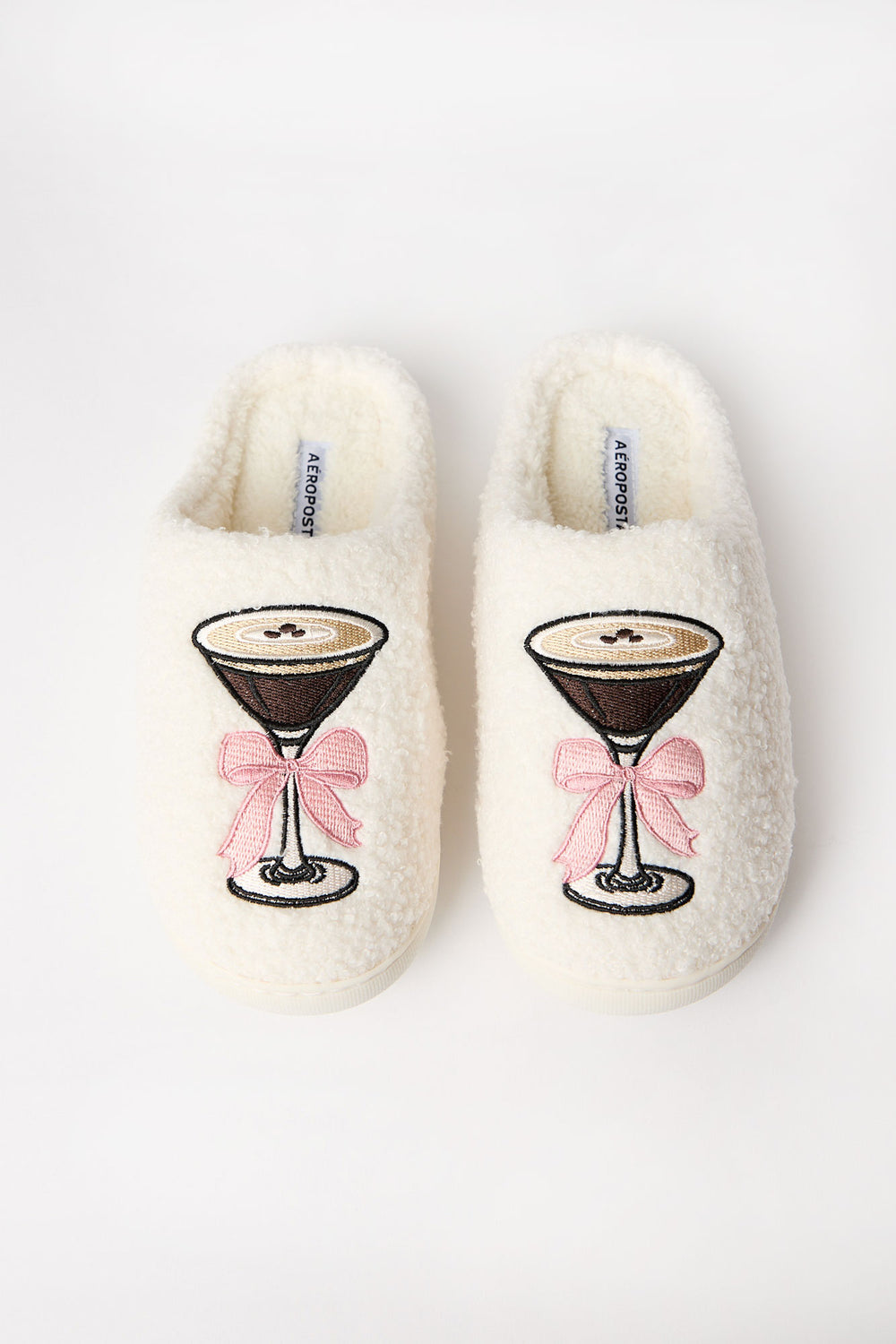AERO Embroidered Sherpa Slippers AERO Embroidered Sherpa Slippers