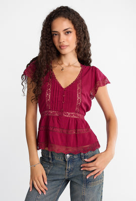 Camisole babydoll à pois AERO