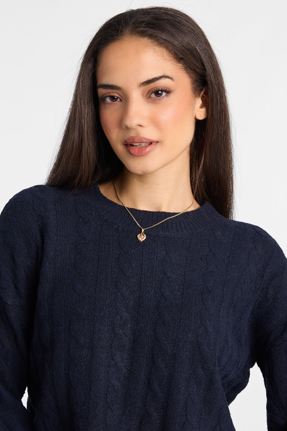 AERO Cable Knit Crewneck Sweater AERO Cable Knit Crewneck Sweater