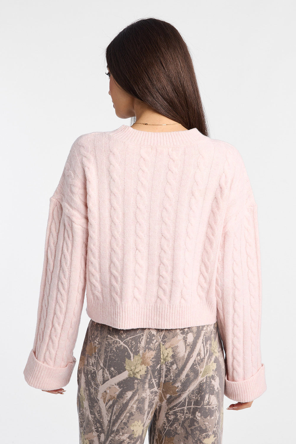 AERO Cable Knit Crewneck Sweater AERO Cable Knit Crewneck Sweater