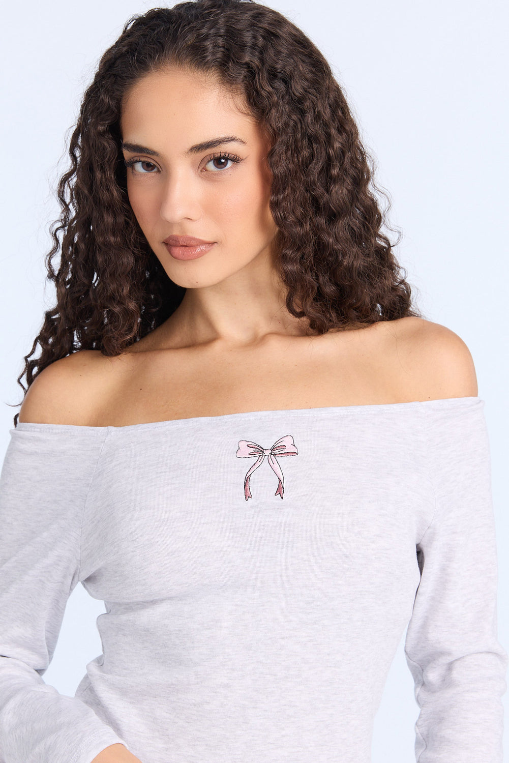 AERO Off-Shoulder Long Sleeve Top AERO Off-Shoulder Long Sleeve Top