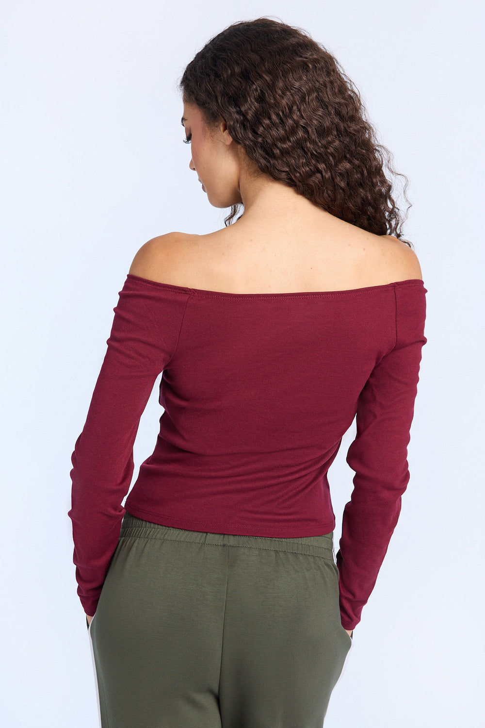 AERO Off-Shoulder Long Sleeve Top AERO Off-Shoulder Long Sleeve Top