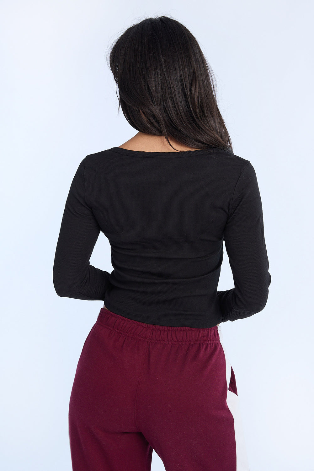 AERO Long Sleeve Henley Top AERO Long Sleeve Henley Top