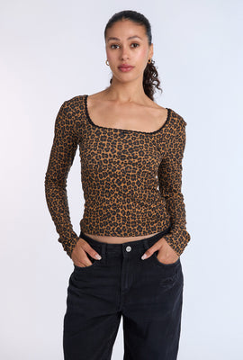 AERO Super Soft Ribbed Knit Long Sleeve Top