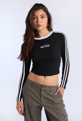 AERO Long Sleeve Crewneck Baby Tee