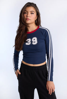 AERO Long Sleeve Crewneck Baby Tee