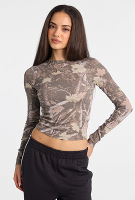 T-shirt court à manches longues raglan AERO