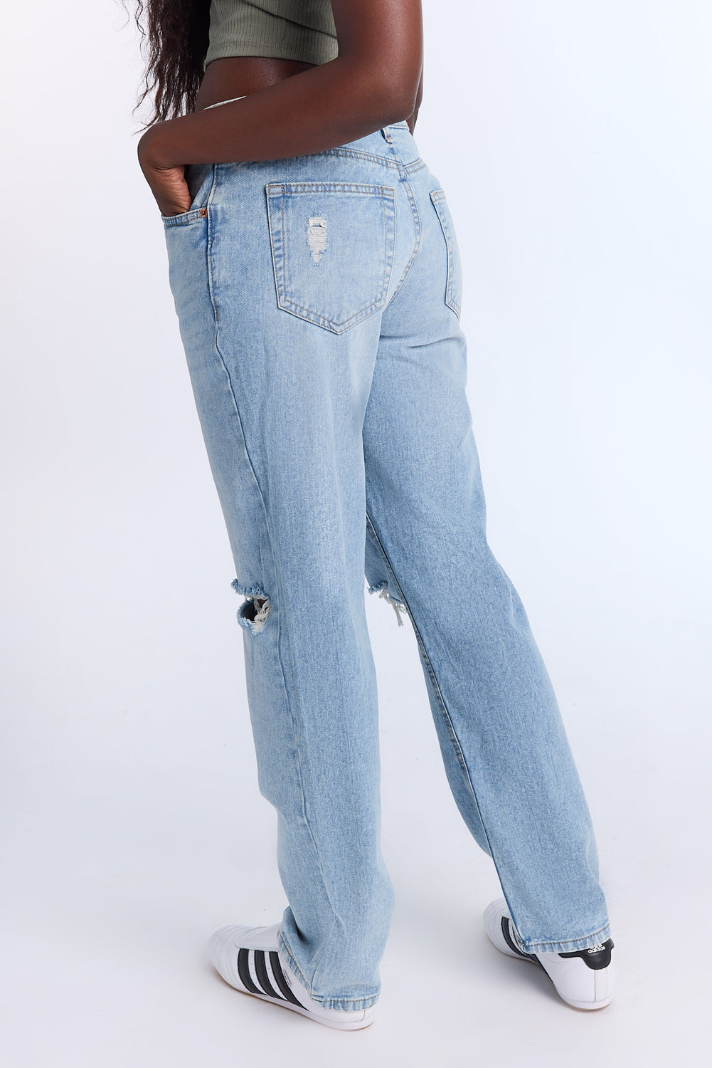 Jean droit super taille haute AERO Jean droit super taille haute AERO