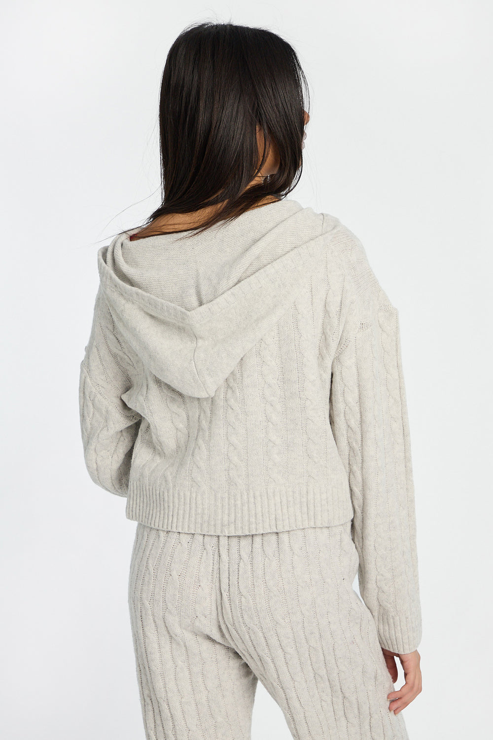 AERO Cable Knit Zip-Up Hoodie AERO Cable Knit Zip-Up Hoodie