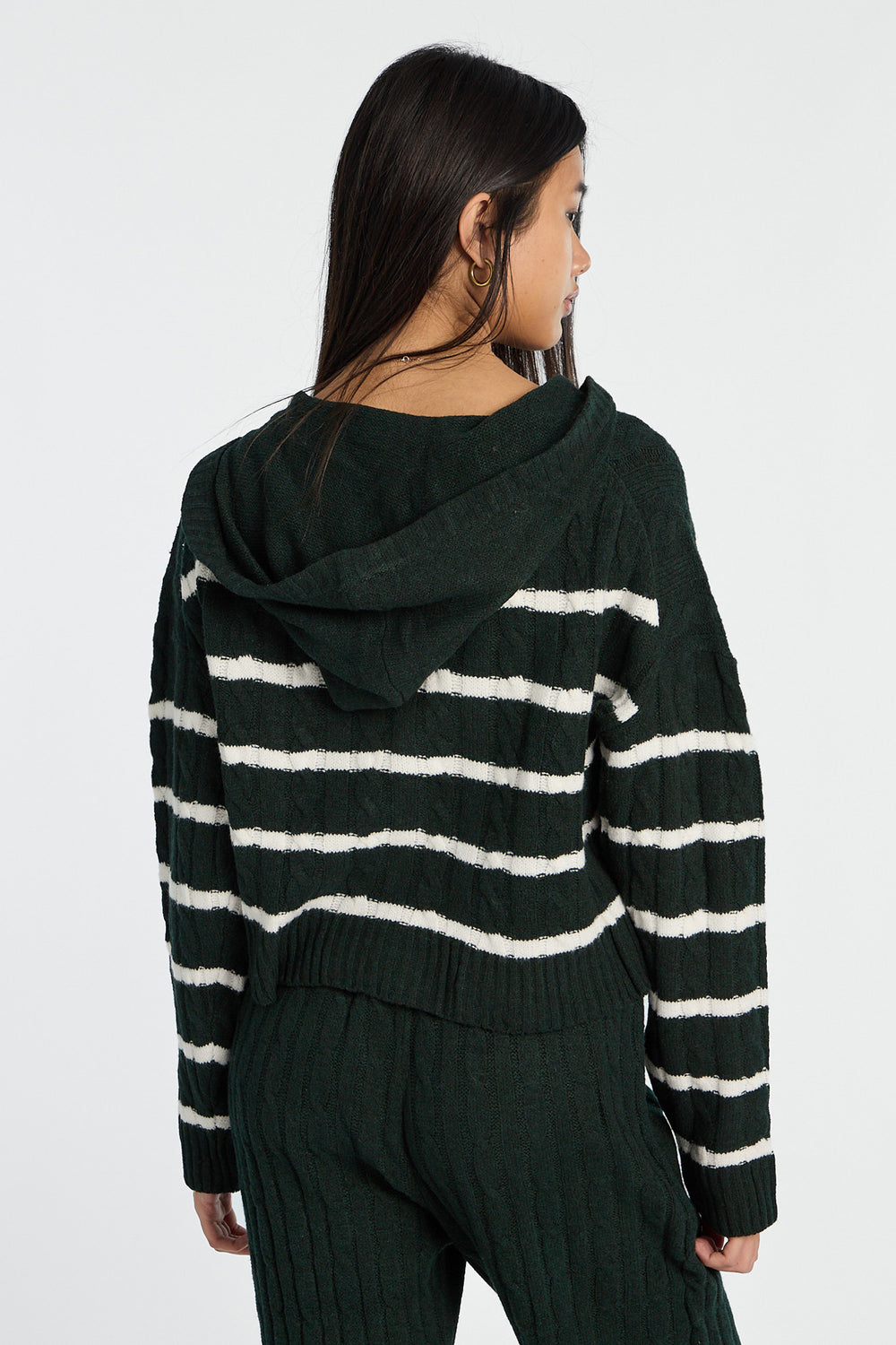 AERO Cable Knit Zip-Up Hoodie AERO Cable Knit Zip-Up Hoodie