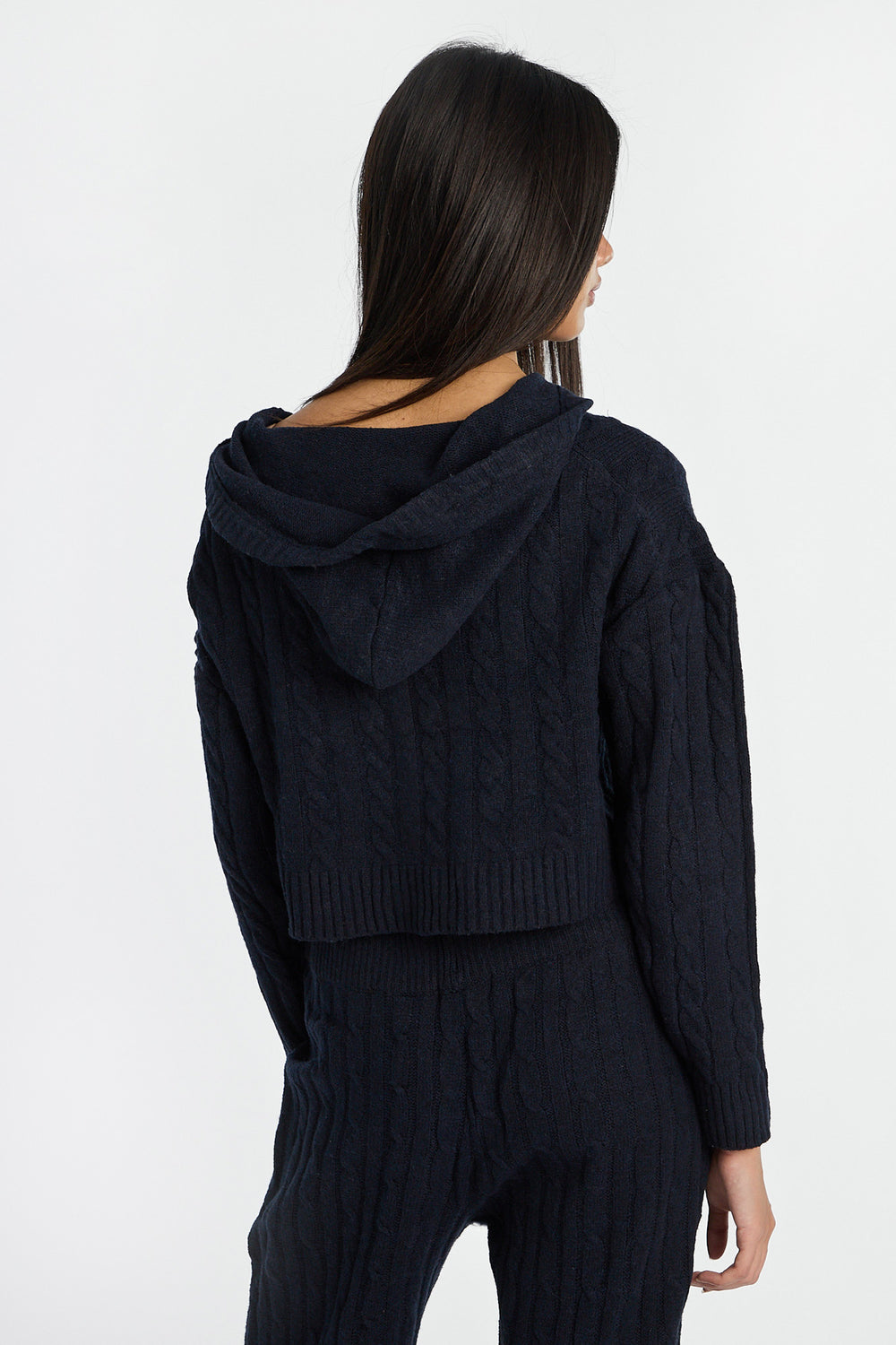 AERO Cable Knit Zip-Up Hoodie AERO Cable Knit Zip-Up Hoodie