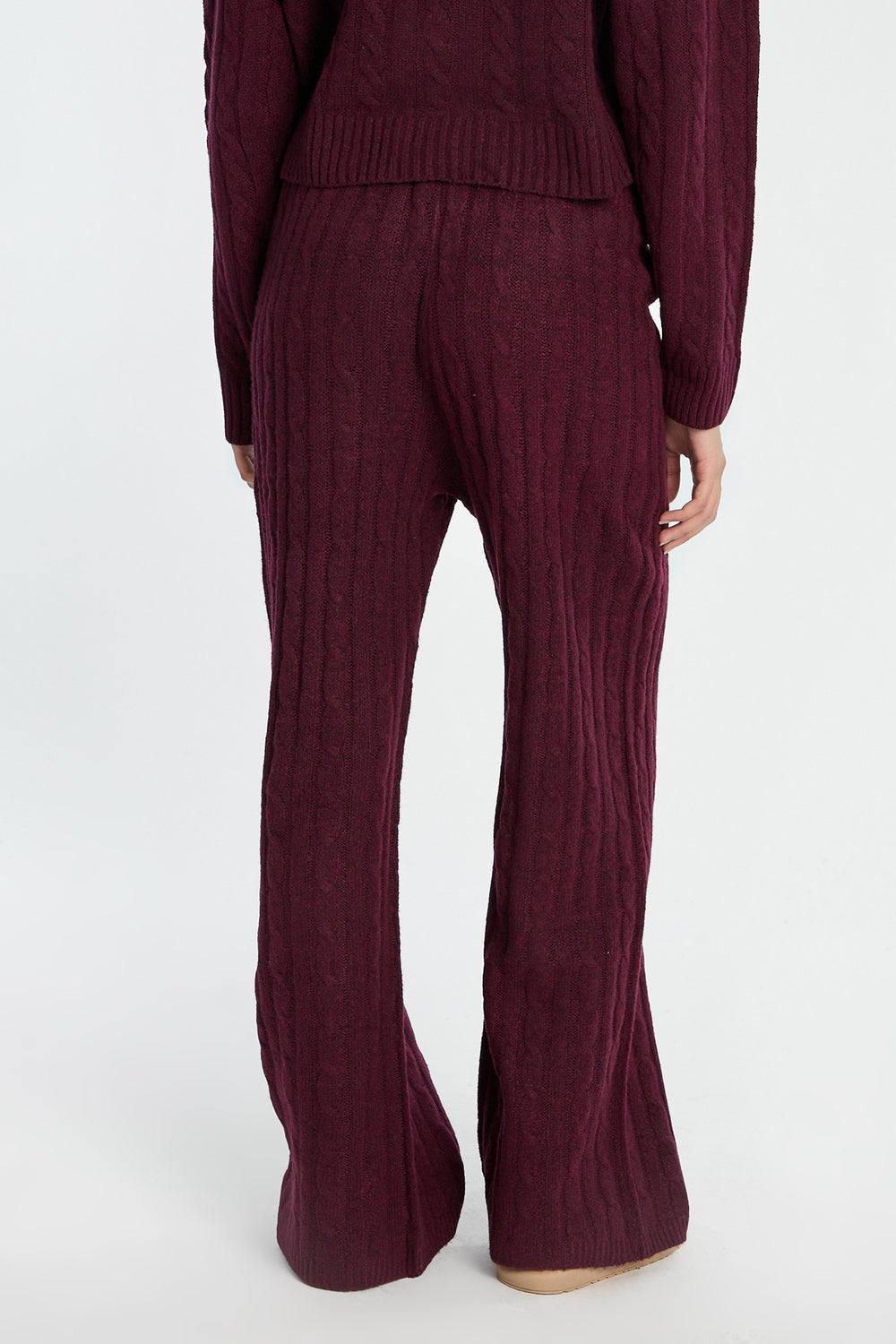 Pantalon en tricot torsadé AERO Pantalon en tricot torsadé AERO