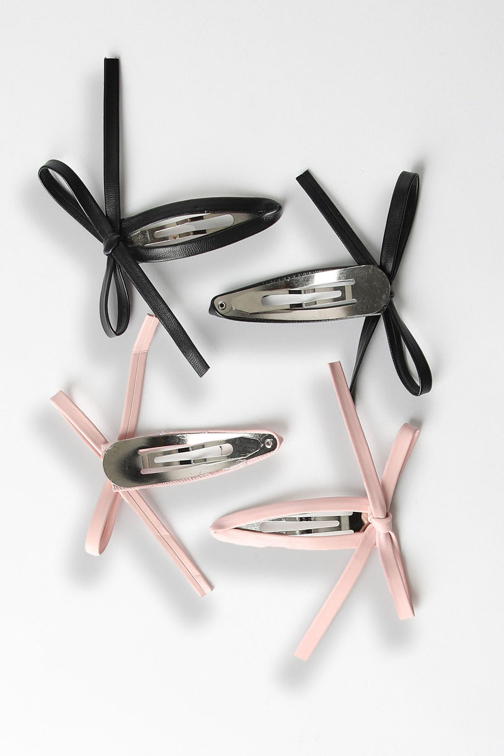 Barrettes à cheveux avec noeud - paquet de 4 Barrettes à cheveux avec noeud - paquet de 4