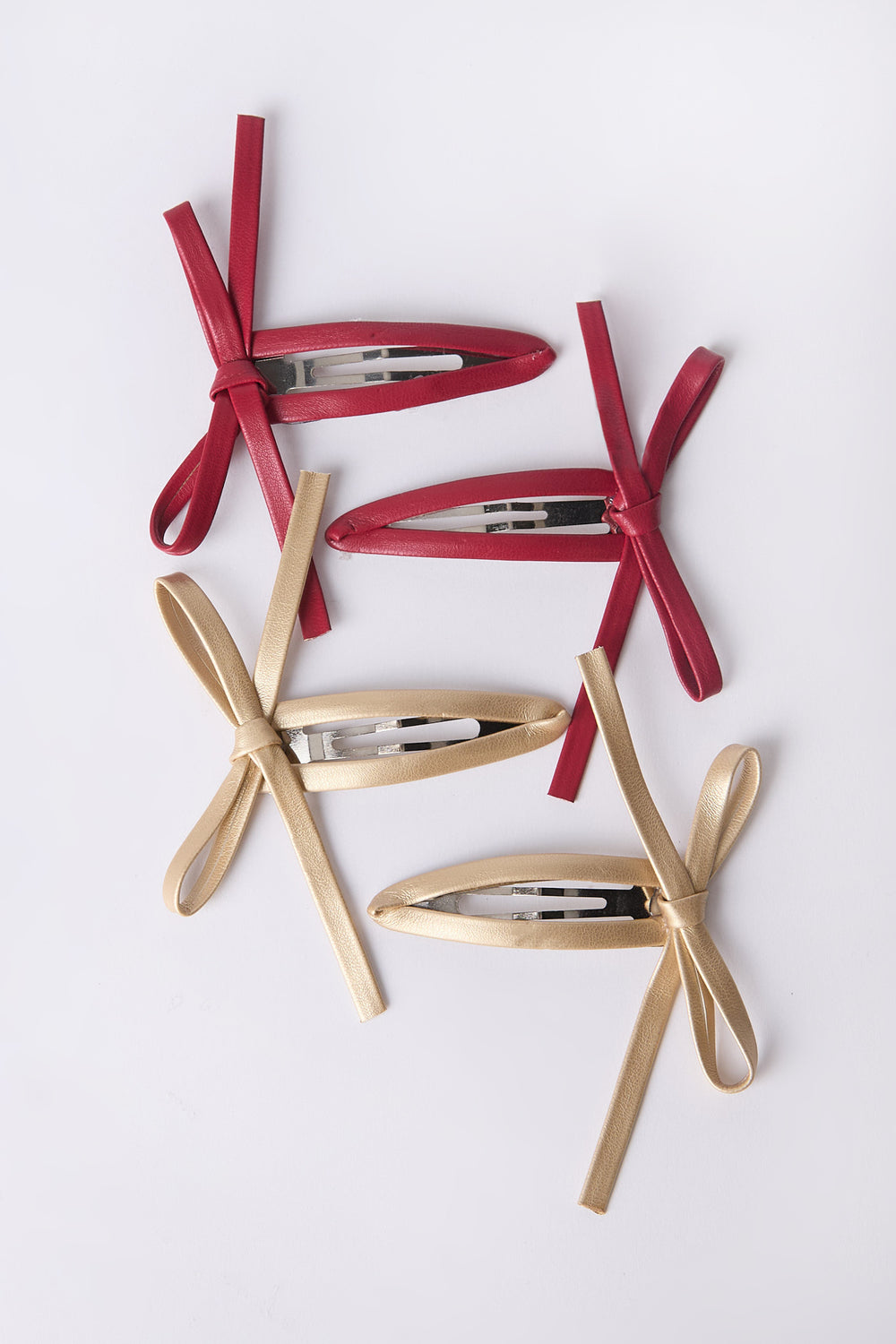 Barrettes à cheveux avec noeud - paquet de 4 Barrettes à cheveux avec noeud - paquet de 4