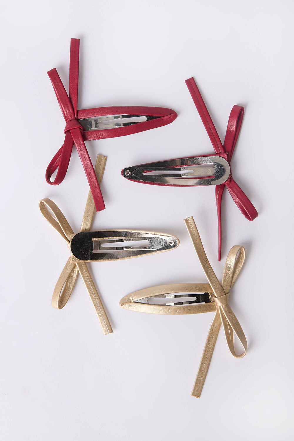 Barrettes à cheveux avec noeud - paquet de 4 Barrettes à cheveux avec noeud - paquet de 4