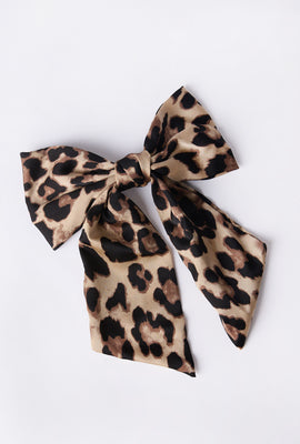 Grande barrette à cheveux avec noeud