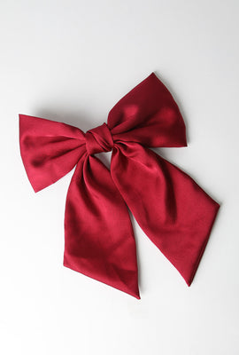 Grande barrette à cheveux avec noeud