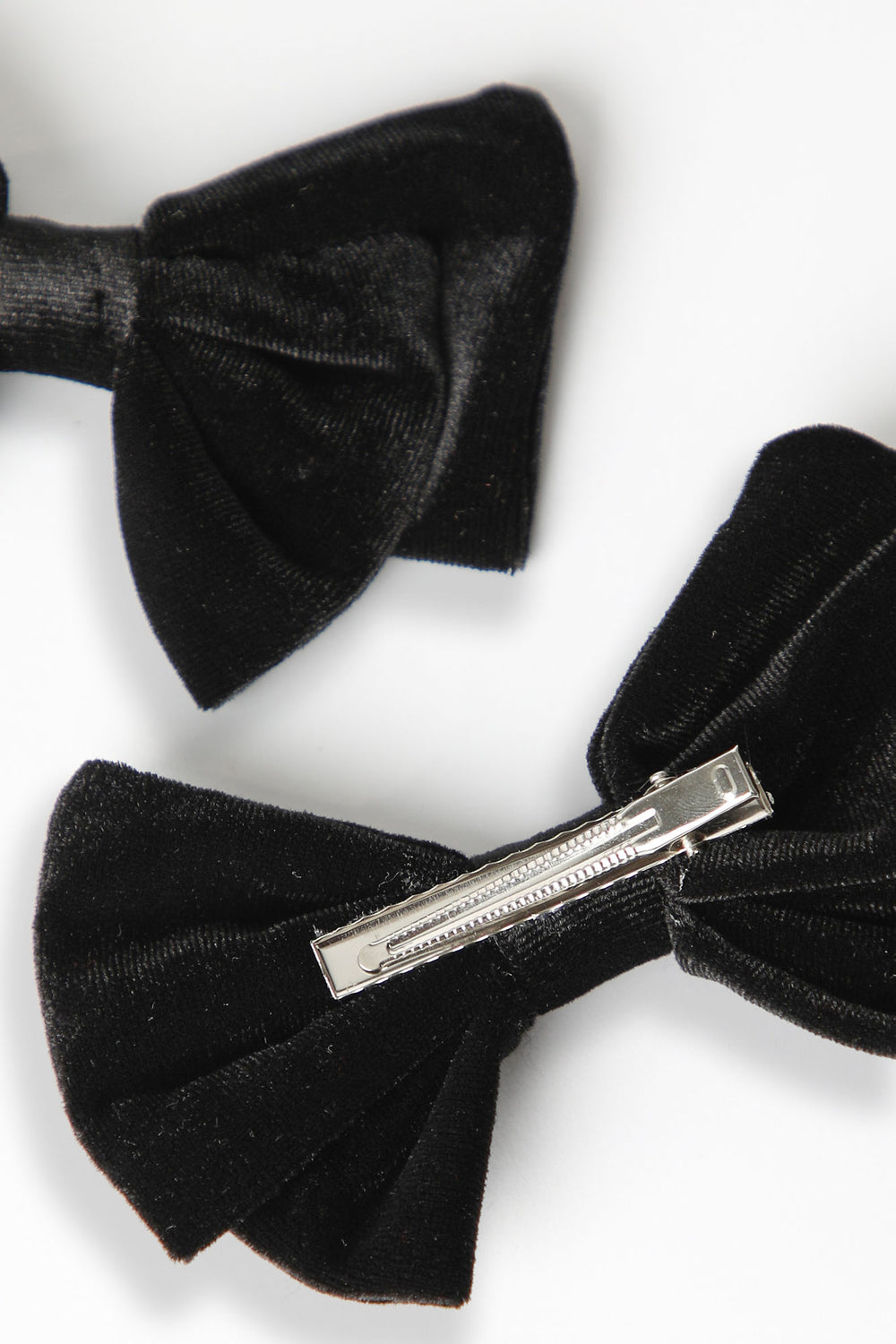 Barrettes noeud en velours - paquet de 2 Barrettes noeud en velours - paquet de 2