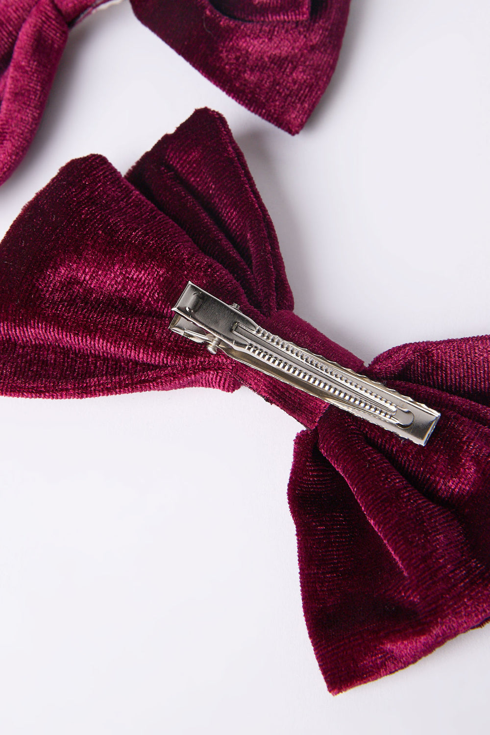 Barrettes noeud en velours - paquet de 2 Barrettes noeud en velours - paquet de 2