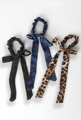 Bow Scrunchies 3-Pack